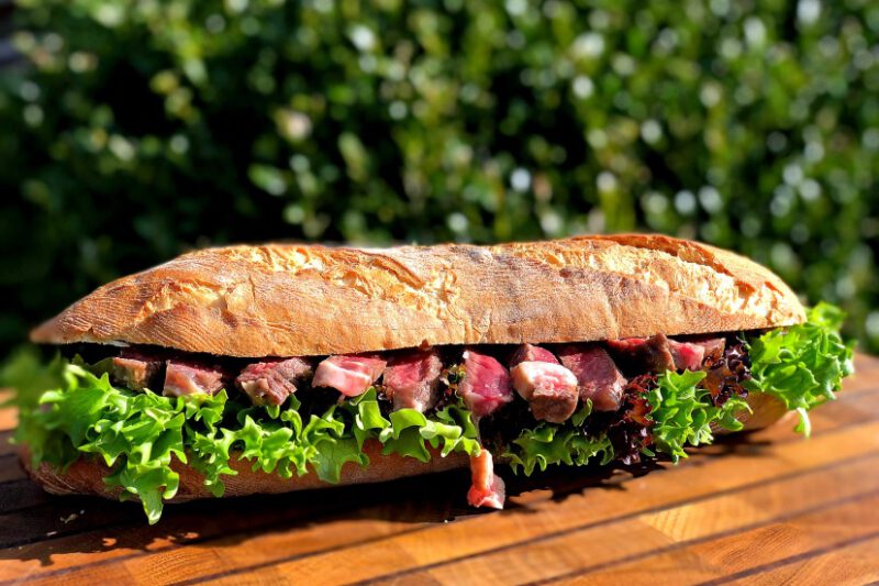 Dutch Oven Steak Baguette