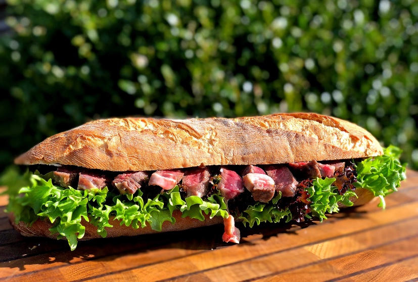 Dutch Oven Steak Baguette