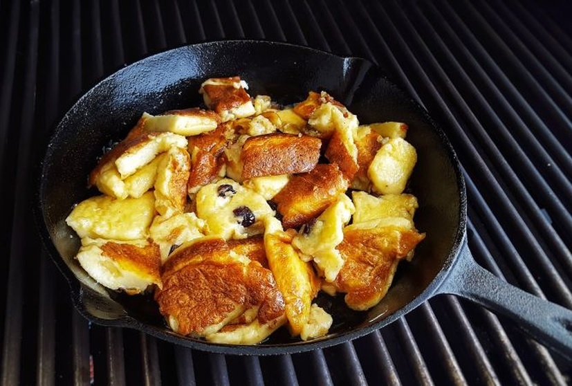 Kaiserschmarrn in der Pfanne