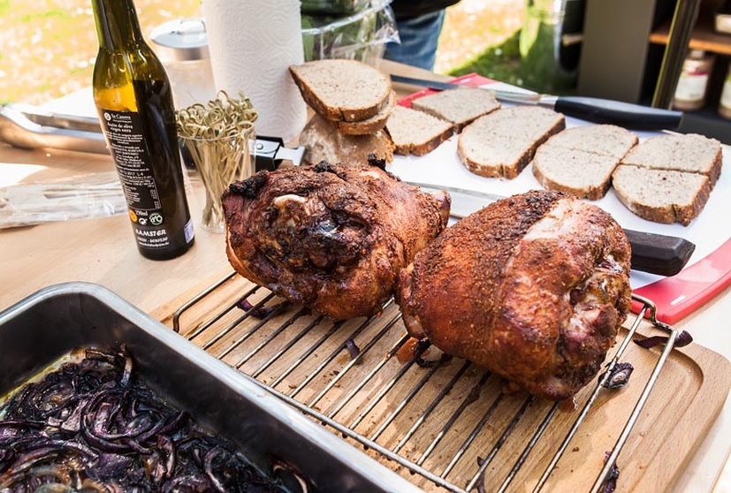 Putenoberkeulen vom Grill