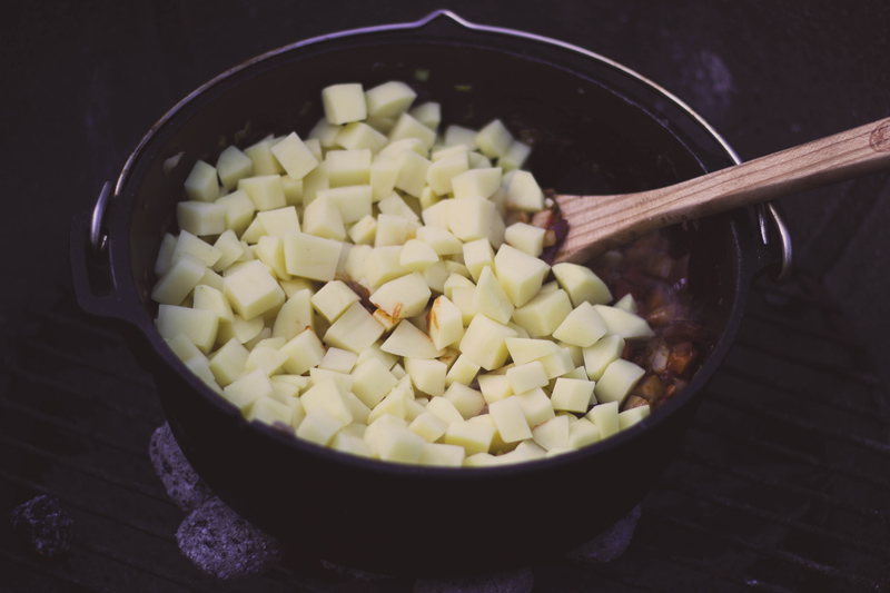 Vegetarisches Kartoffelgulasch