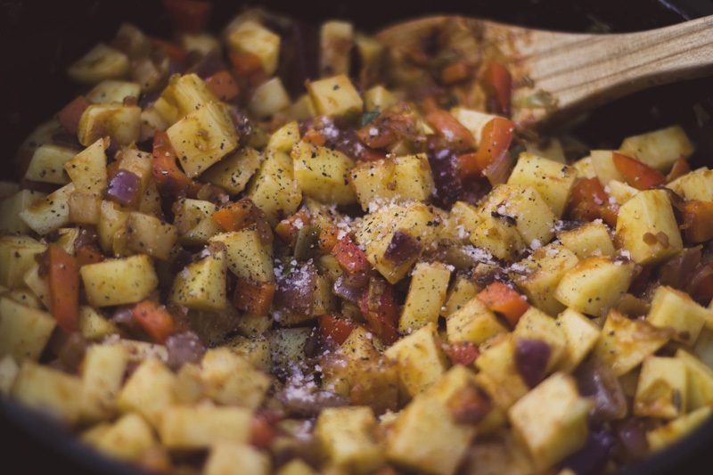 Vegetarisches Kartoffelgulasch