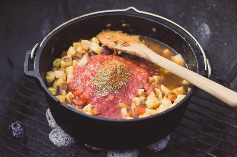 Vegetarisches Kartoffelgulasch