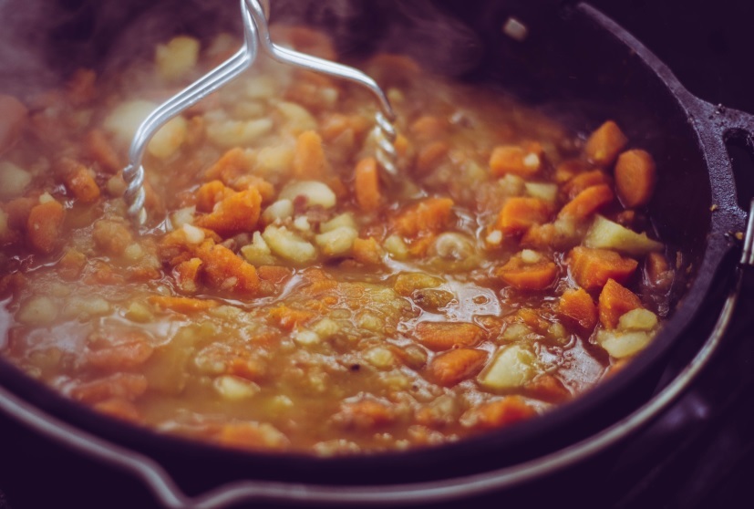 Grober Stampf im Dutch Oven