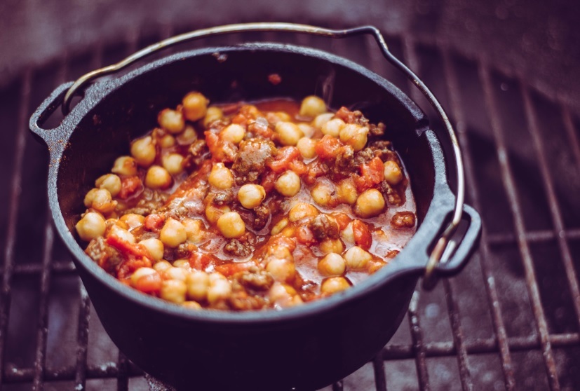 Kichererbsen mit Tomaten