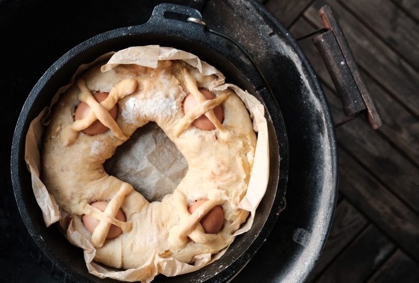 Gebacken im Grill