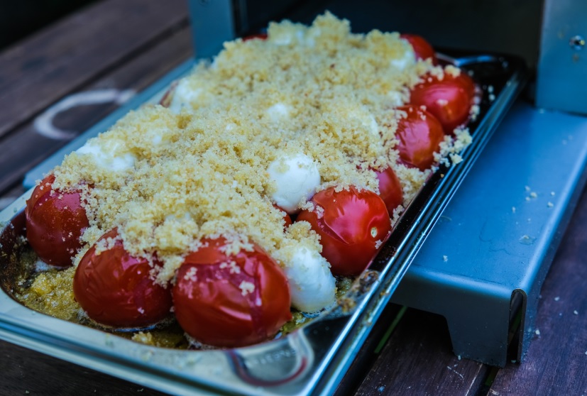 Tomaten mit Parmesankruste