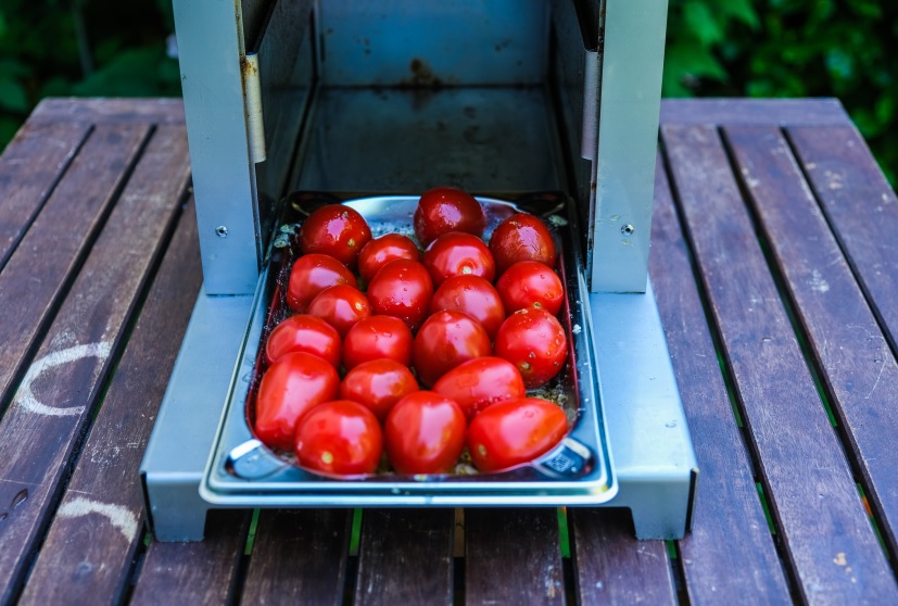 Tomaten zum garen im Beefer
