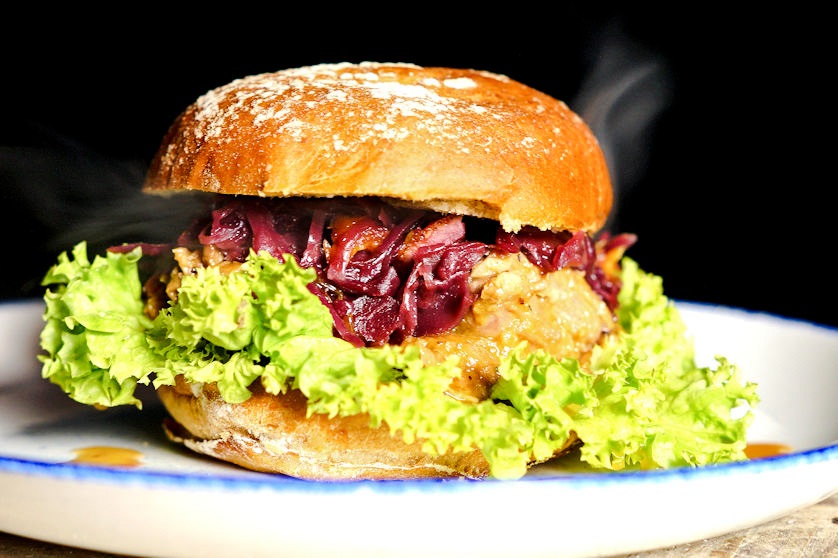 Pulled Duck Burger