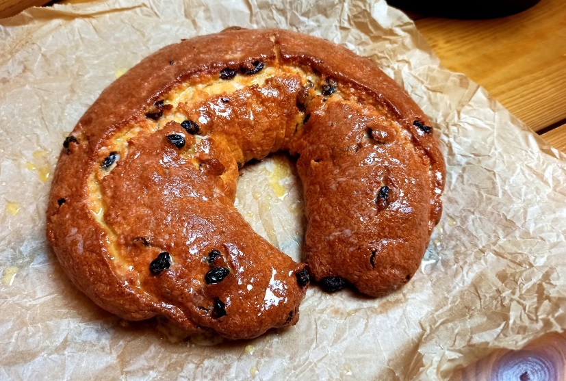 Stollen mit Butter